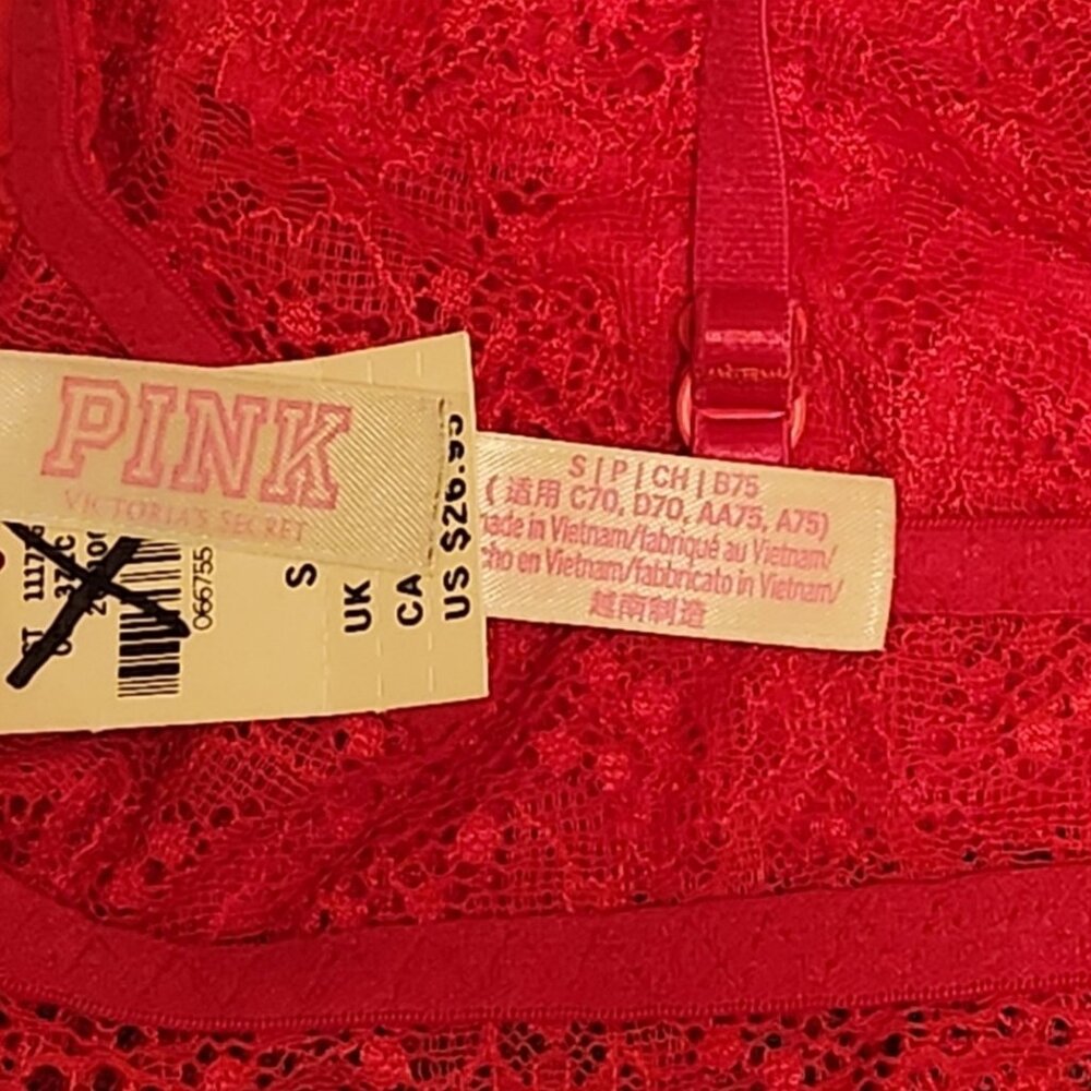 ⭐️ HOST PICK ⭐️ NWT Victoria's Secret PINK Lace Bralette Bra PRICE FIRM - Picture 3 of 3